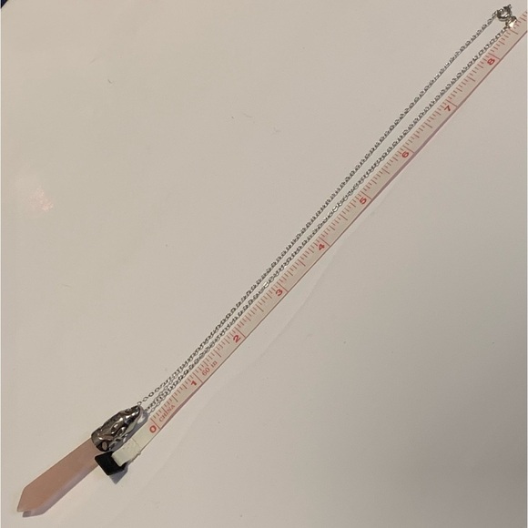 Natural Rose Quartz 925 Sterling Silver Earrings and necklace set - Picture 9 of 12